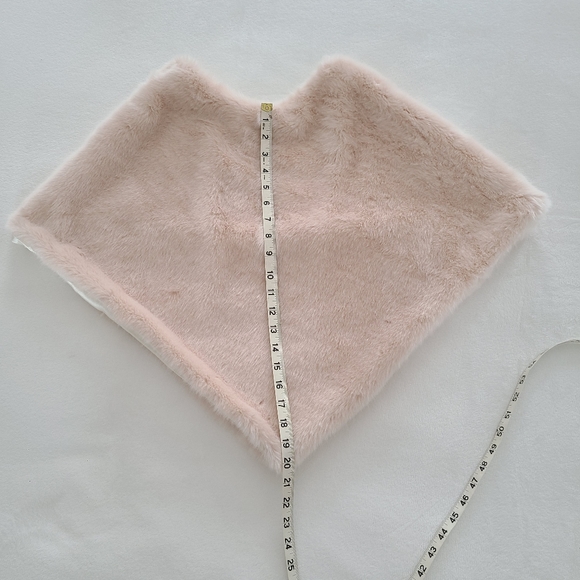 Tourance Sweaters Tourance Quartz Pink Luxury Fur Poncho Poshmark